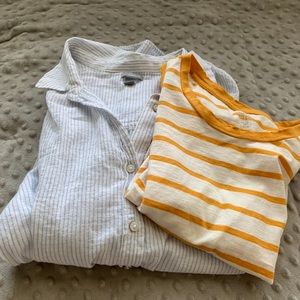 Bundle Aerie Knot Front Shirts